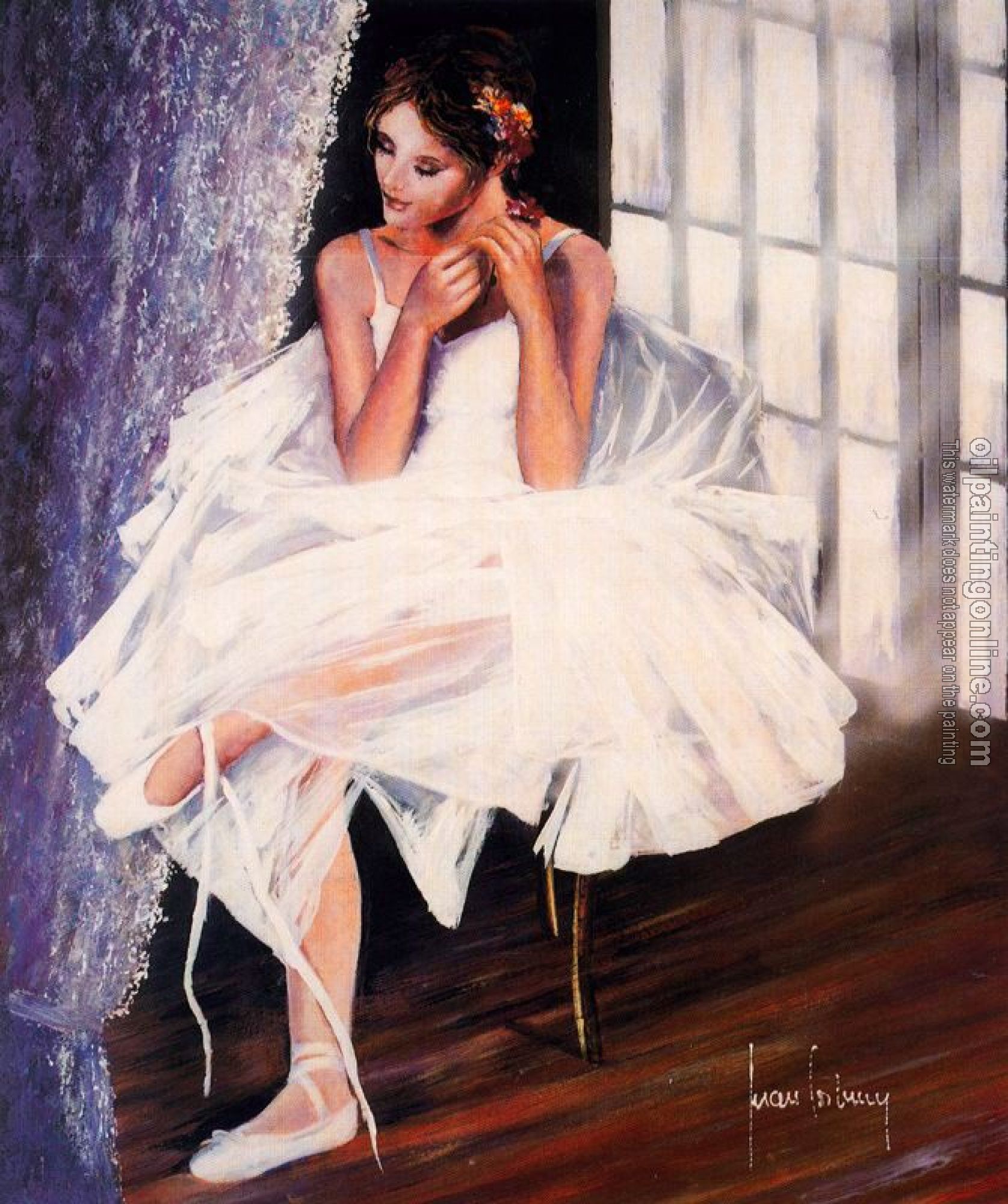 Juan Fortuny - Canvas painting